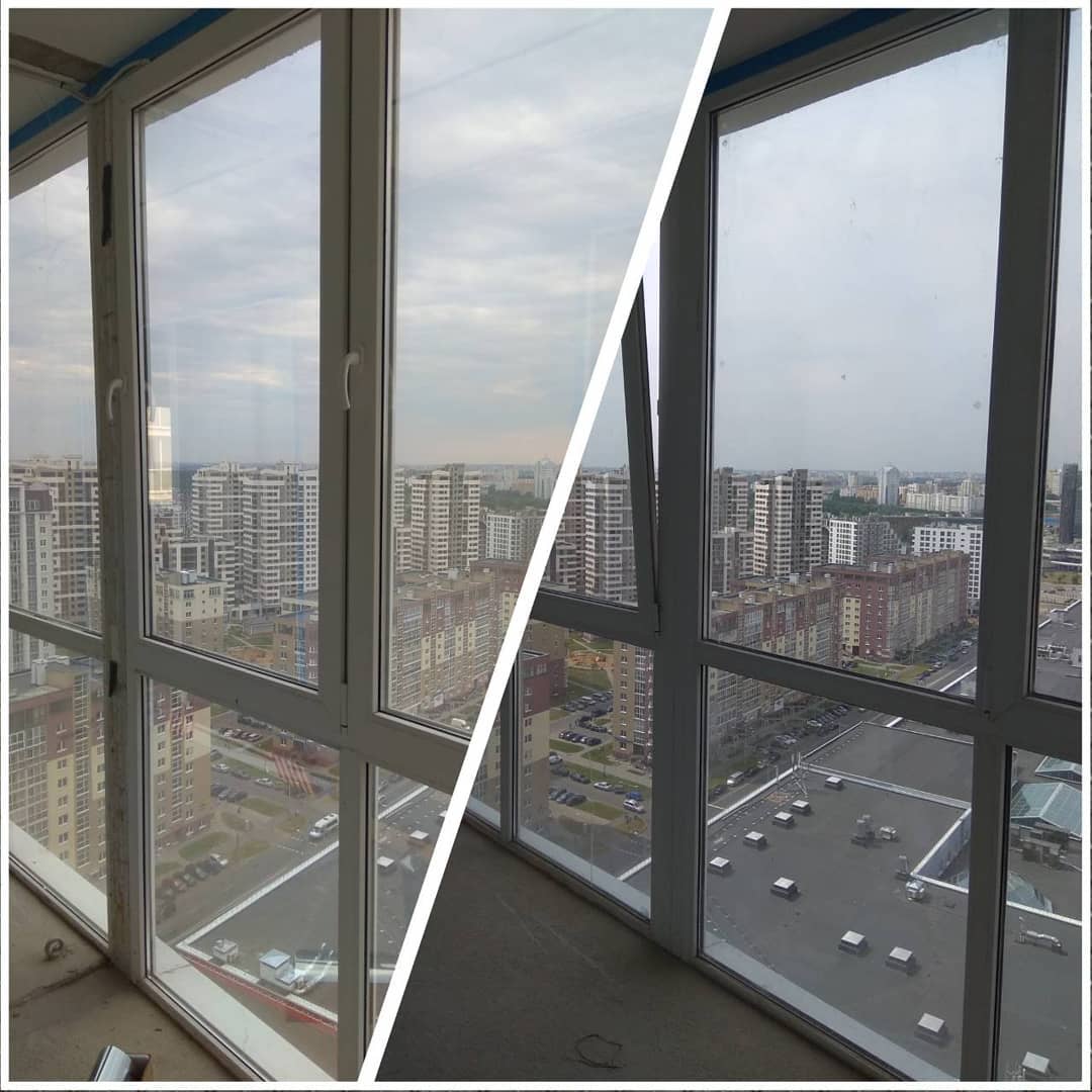 Тонировка балкона